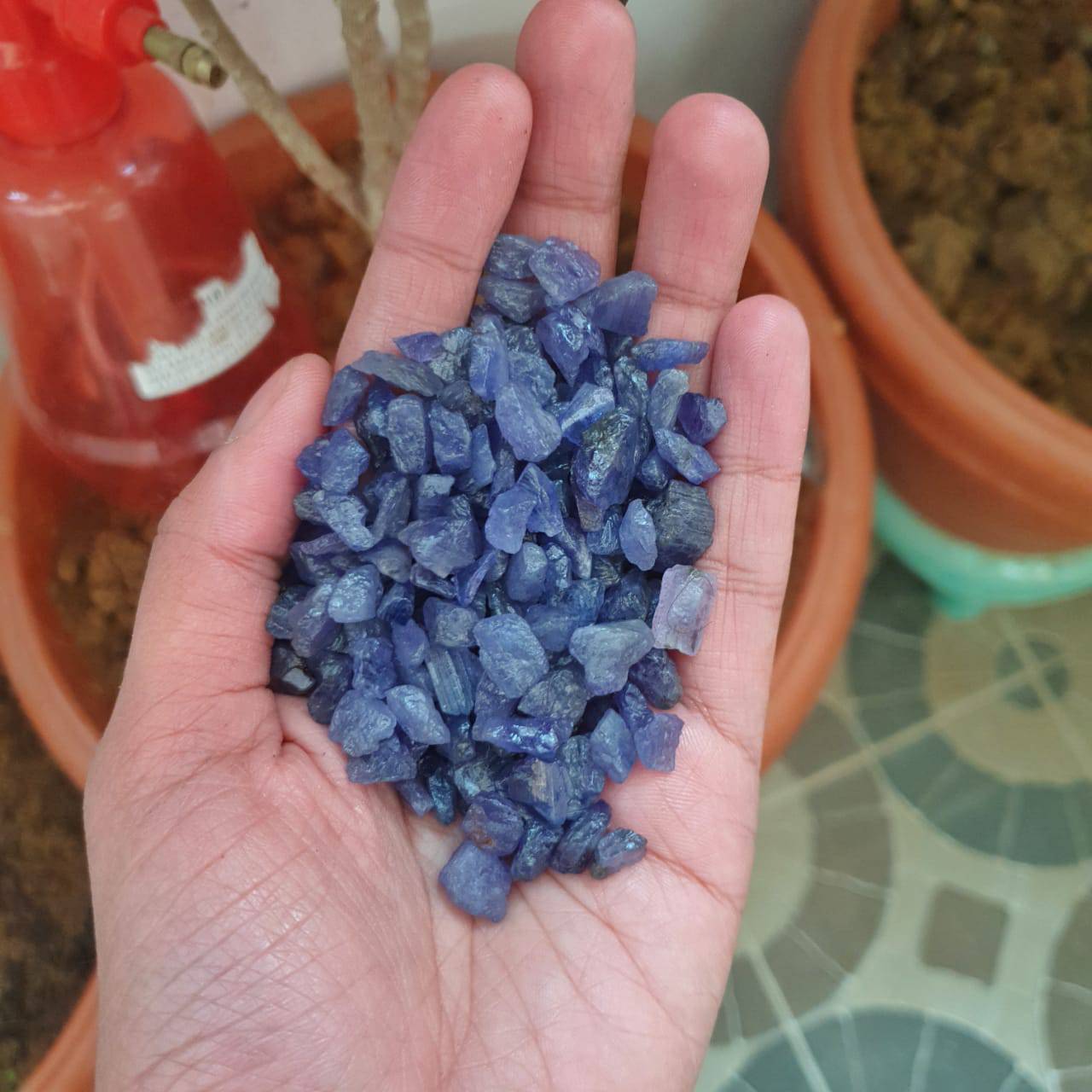 30 Pcs Tanzanite Rough Raw |  Good Colour 8-20mm Tanzania Mined - The LabradoriteKing