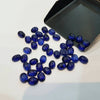 Load image into Gallery viewer, 4 Pcs Natural Sapphire Cabocbons 8x6mm  | Calibrated Ovals - The LabradoriteKing