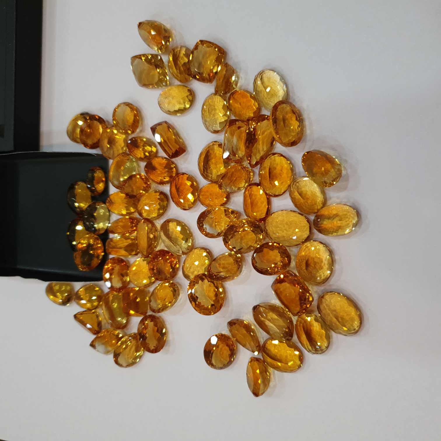 5 Pcs Natural Golden Citrines Gemstones | Flawless Top Quality Grade - The LabradoriteKing