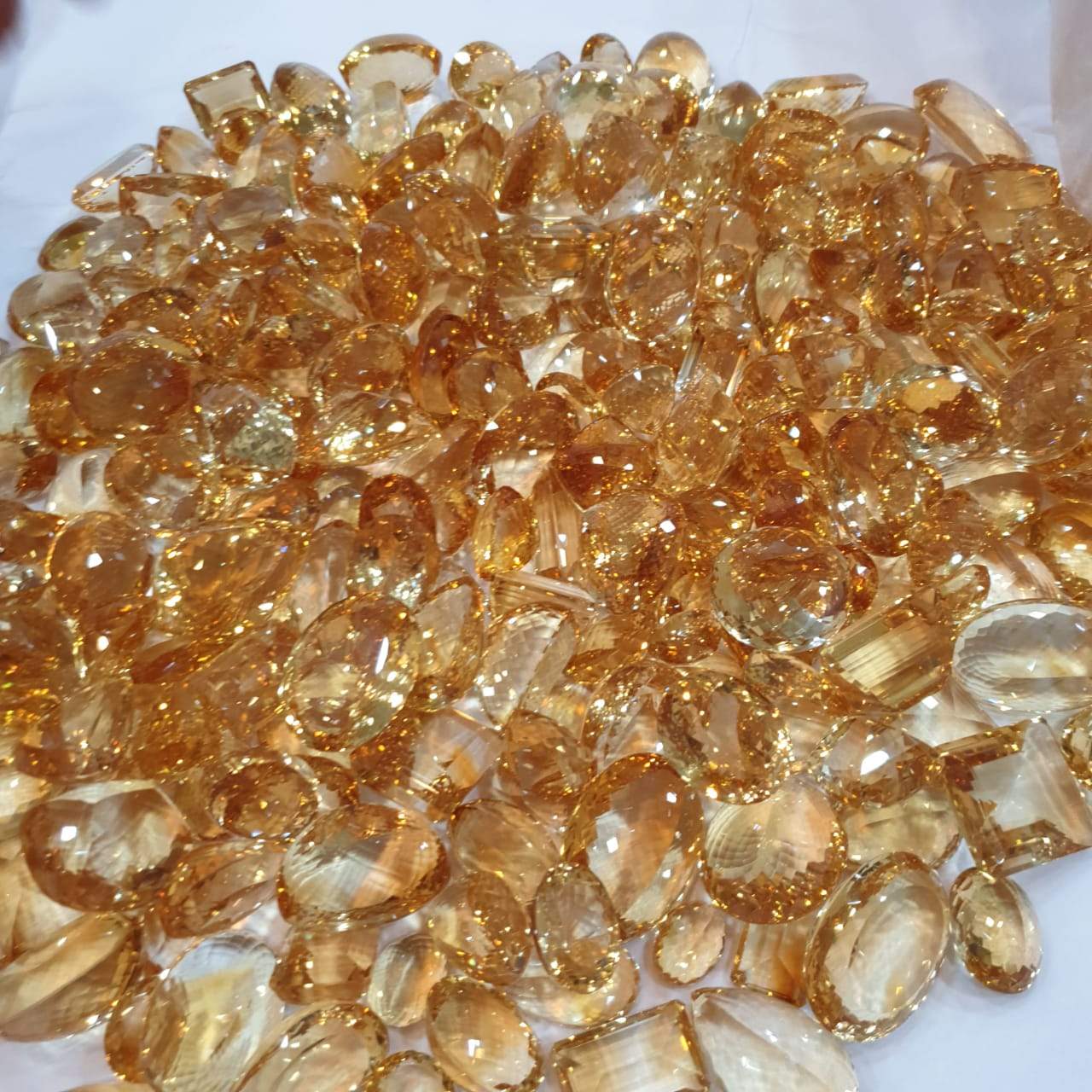 5 Pcs of Large Citrine Gemstones RANDOM - The LabradoriteKing