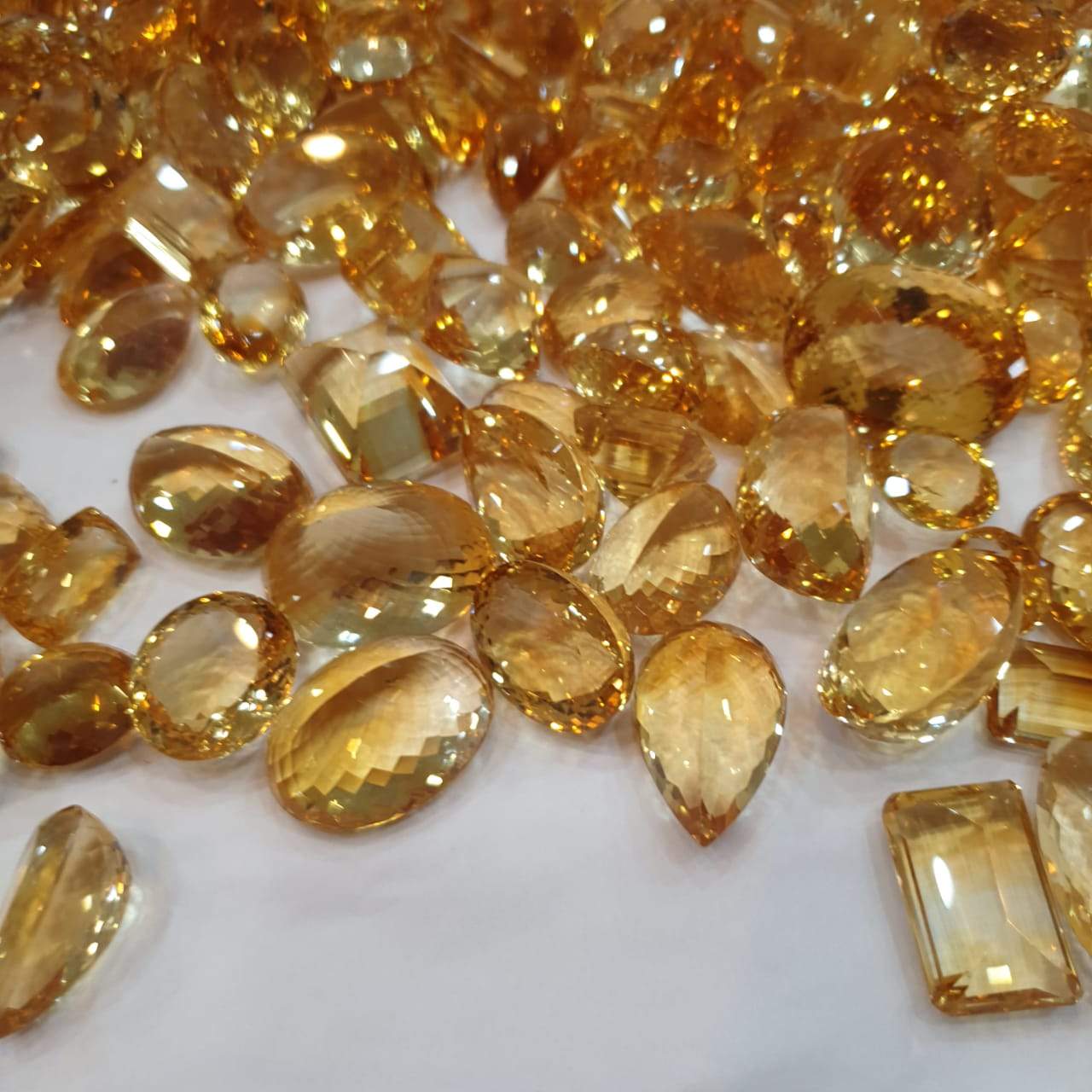 5 Pcs of Large Citrine Gemstones RANDOM - The LabradoriteKing