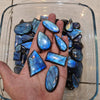 5 Pcs RANDOM sky Blue Labradorite Cabochons | 30-40mm - The LabradoriteKing