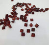 50 Pcs Natural Garnets Princess Cut 2mm - The LabradoriteKing