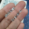 6 Pcs Natural Aquamarine Calibrated Ovals 8x6mm Faceted Flawless - The LabradoriteKing