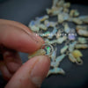 6 Pcs of Ethiopian Opal Raw Pendant | Sterling Silver 15-20mm - The LabradoriteKing