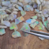 Load and play video in Gallery viewer, 12 Pcs Raw Ethiopian Opals | Thinner slice of 12-20mm Mix