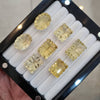 Load image into Gallery viewer, 7 Pcs Natural Lemon Quartz Faceted Gemstone | Size: 18-21mm, Mix Shape  | - The LabradoriteKing