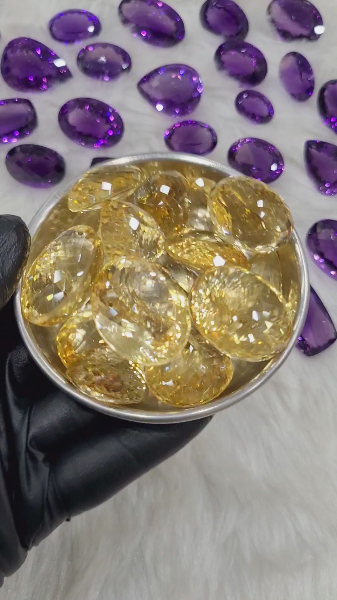 2 Pcs of Large Natural Citrine Gemstones |  Flawless