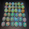 8 Pcs Fire Opal Cabochon Oval 8 mm Ethiopian Mine |  Top Quality - The LabradoriteKing