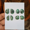 Load image into Gallery viewer, 8 pcs Pcs Mozambique Natural Emerald Stone Pairs with Flat backs |Fancy shape13-19mm Size - The LabradoriteKing