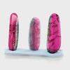 Load and play video in Gallery viewer, 3 Pcs Pink Tourmaline Watermelon Slice Pairs |  11.7 Cts Pair | 20-24mm