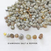 20 Pcs of Diamonds Salt and pepper raw roughs | 4-6mm - The LabradoriteKing