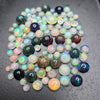 Load image into Gallery viewer, 50 Pcs of Mix Opals Round: Black, Clear and Yellow | 4-6mm - The LabradoriteKing