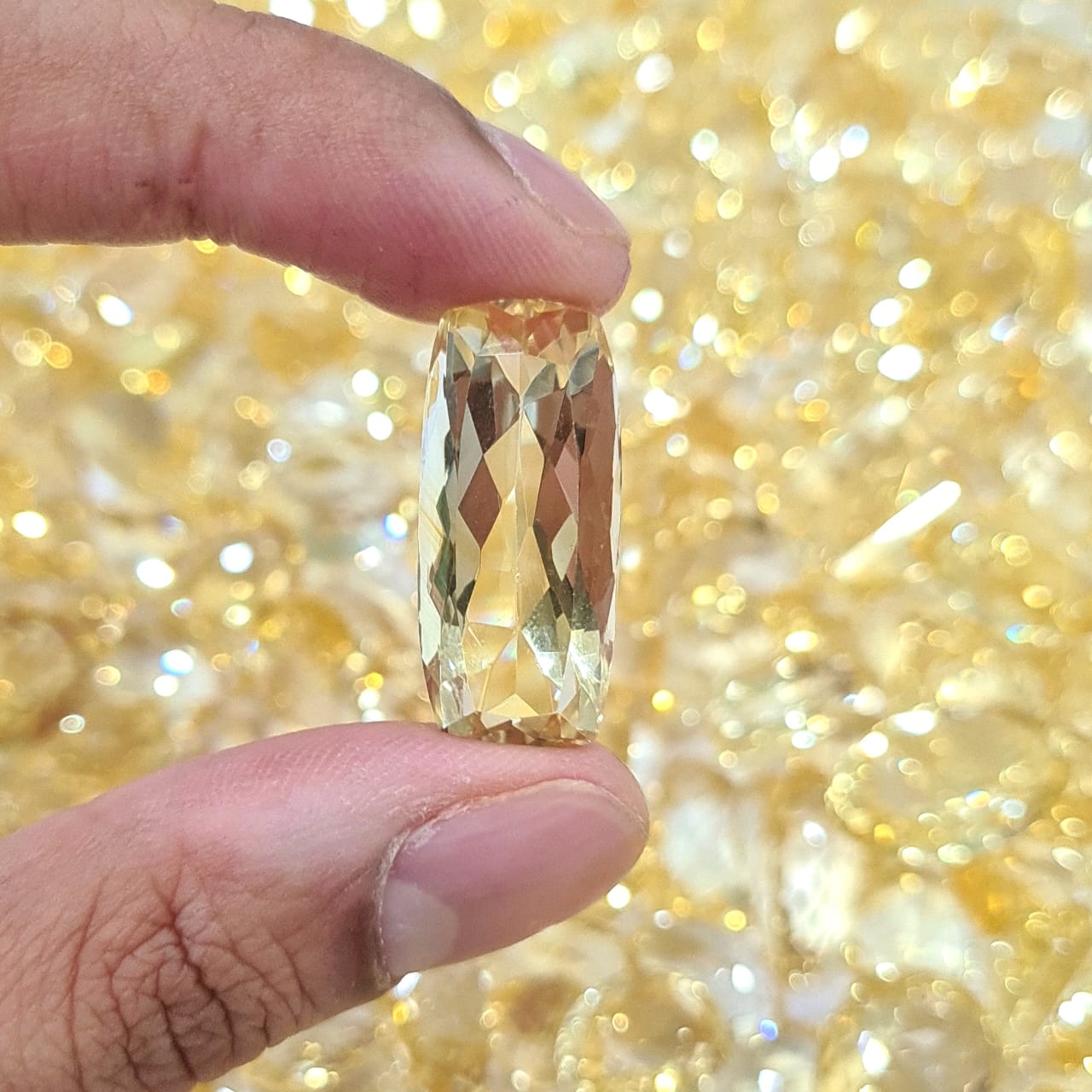 100 Carats of Natural Citrine Facetes| Untreated 12-20mm Mix - The LabradoriteKing