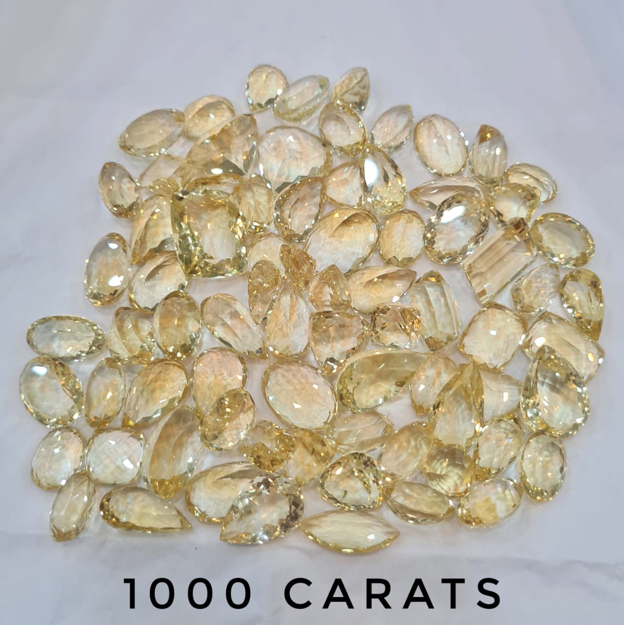 100 Carats of Natural Citrine Facetes| Untreated 12-20mm Mix - The LabradoriteKing