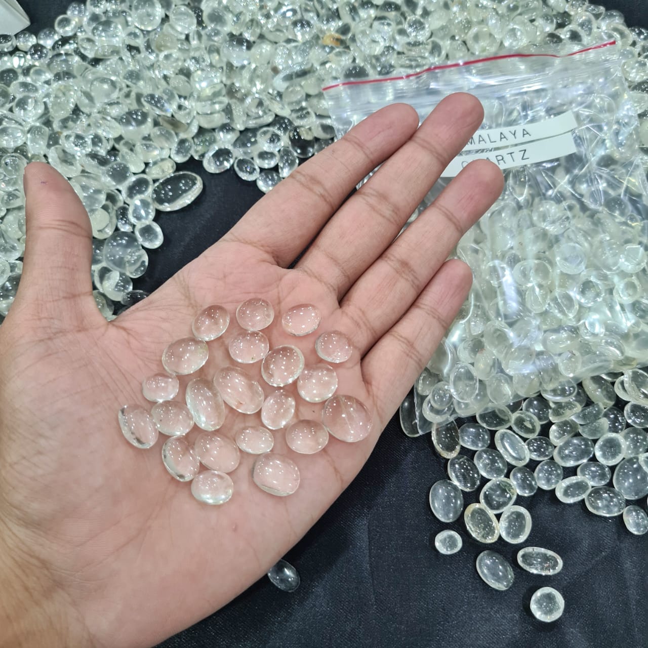 200 Grams of Himalayan Polished Cabochons | Mix sizes 10-20mm | 140 Pcs - The LabradoriteKing