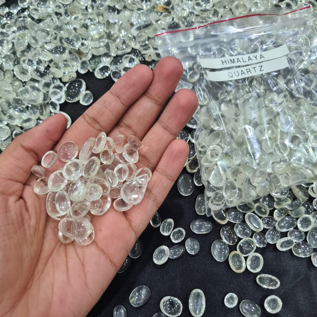 200 Grams of Himalayan Polished Cabochons | Mix sizes 10-20mm | 140 Pcs - The LabradoriteKing