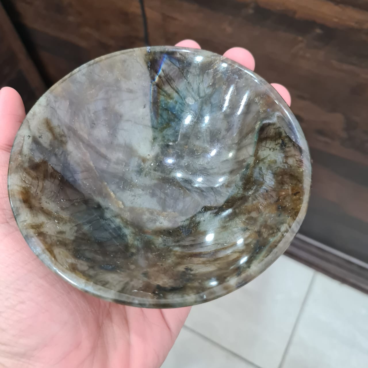 Labradorite 4 Inches Bowl | Amazing Quality - The LabradoriteKing