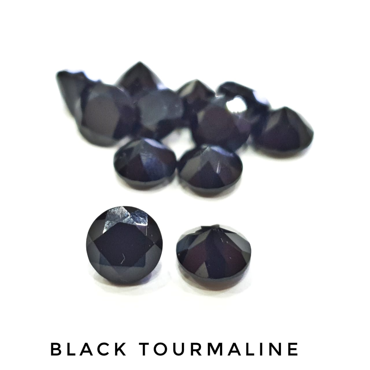 20 Pcs Black Tourmaline Gemstones | Top Quality - The LabradoriteKing