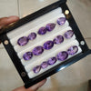 15 Pcs Natural Concave cut Amethyst Faceted Gemstone Size 11-17mm Mix Shape - The LabradoriteKing