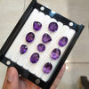 Load image into Gallery viewer, 10 Pcs Natural Dark  Amethyst Faceted Gemstone Size 13-17mm Mix Shape - The LabradoriteKing
