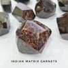 Load image into Gallery viewer, 5 Pcs of Indian Garnet Matrix | Rare Pieces  2 Inches - The LabradoriteKing