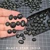 Load image into Gallery viewer, 15 Pcs Black Star Diopside from India | Natural 10-15mm Cabochons - The LabradoriteKing