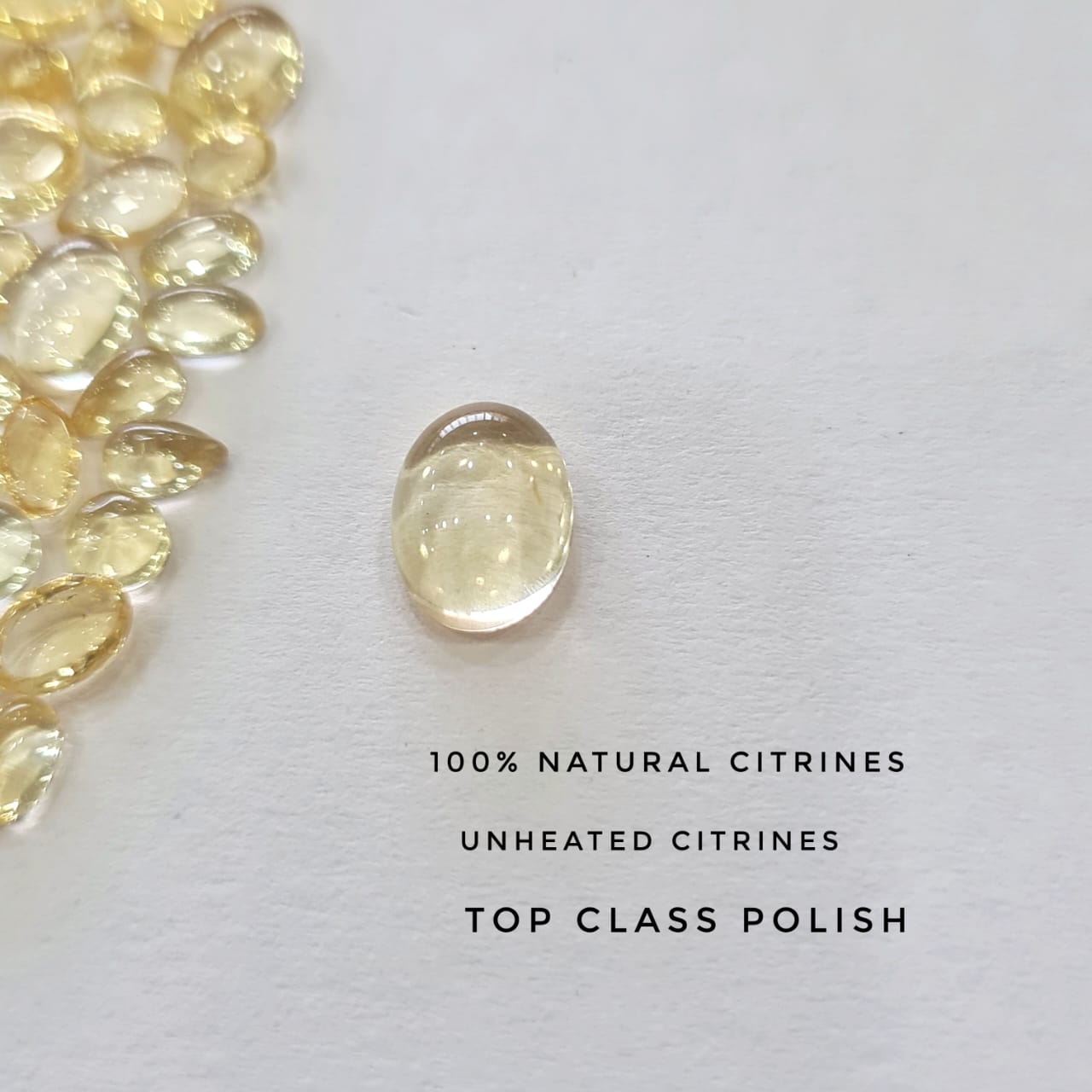 Ends today! 100 Carats of Unheated Citrines cabochons | 5-10mm - The LabradoriteKing