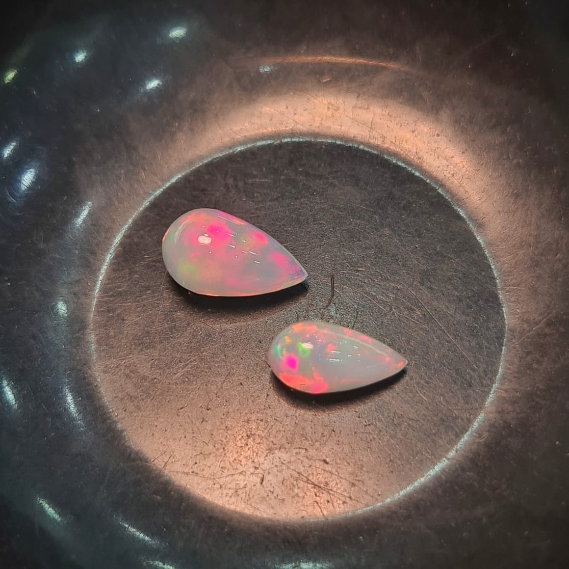 BFCM🔥 30 Pcs Pink Opal Drops | 5-10mm Sizes | Drilled - The LabradoriteKing