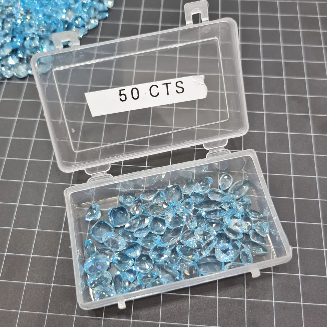 Christmas Deal: 50 Carats of Blue Topaz | 6-11mm Flawless grade | 50% OFF - The LabradoriteKing