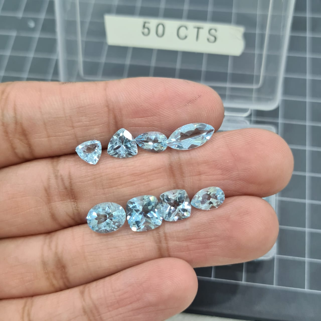 Christmas Deal: 50 Carats of Blue Topaz | 6-11mm Flawless grade | 50% OFF - The LabradoriteKing