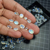 20 Pcs of High Quality Faceted Rainbow Moonstones | 5-12mm - The LabradoriteKing
