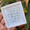 Load image into Gallery viewer, Natural Aquamarine Faceted Gemstone 30 Pieces Teardrop Shape Size: 6mm - The LabradoriteKing