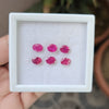 6 Pcs Natural Ruby faceted gemstone Oval 8x6mm Lots Heated - The LabradoriteKing