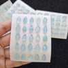 Load image into Gallery viewer, 1 Card of Natural Aquamarine Leaf Carved Unheated , Size 10-13mm - The LabradoriteKing