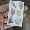 1 Card of Natural Ametrine Leaf Carved Gemstone Unheated , Size 22-25mm - The LabradoriteKing