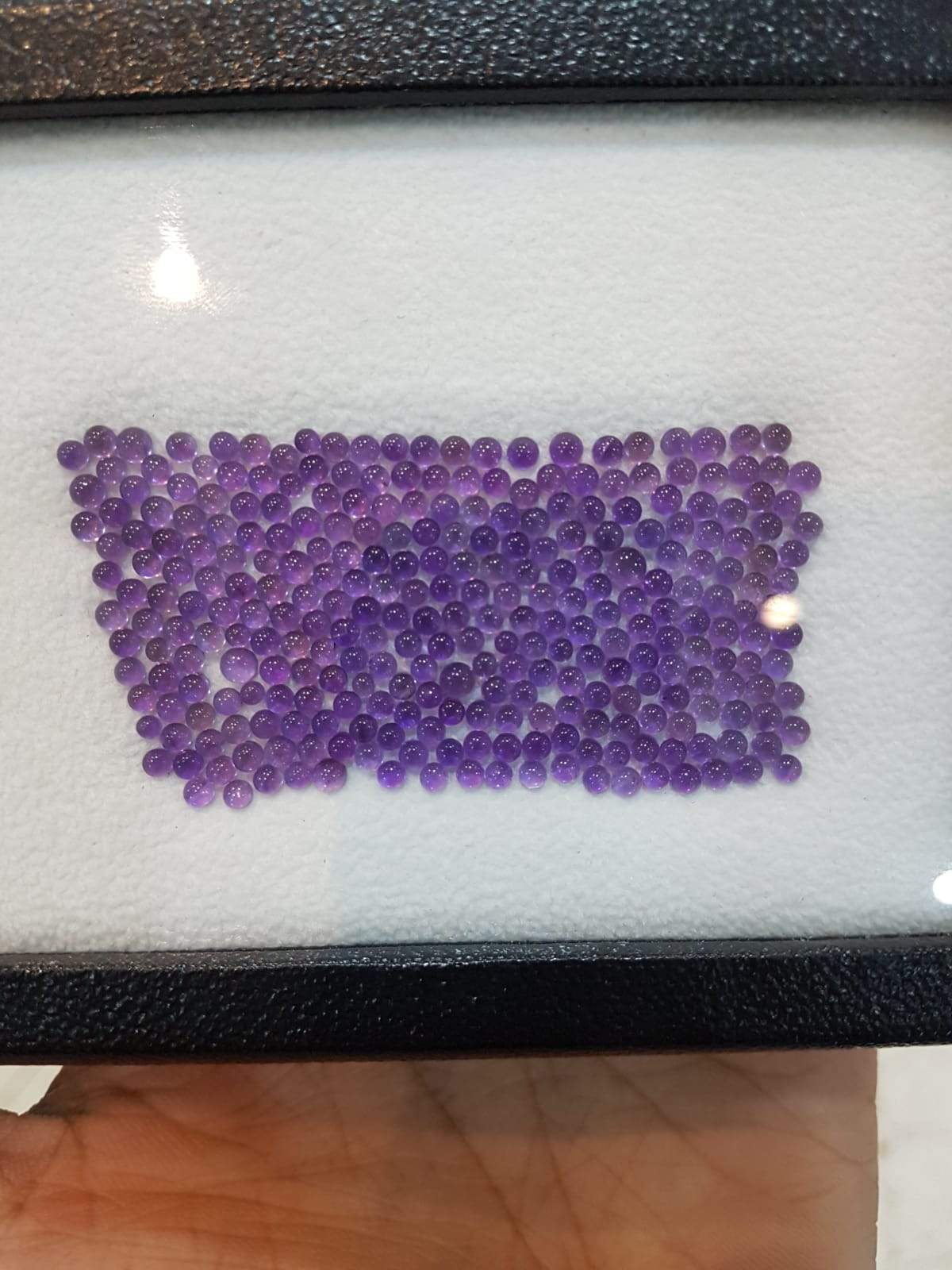 Amethyst Cabs 100pcs Lot of 2-3mm Natural Gemstones - The LabradoriteKing