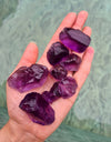 Amethyst Rough Large Chunks | 30-60mm Brazil Mined - The LabradoriteKing