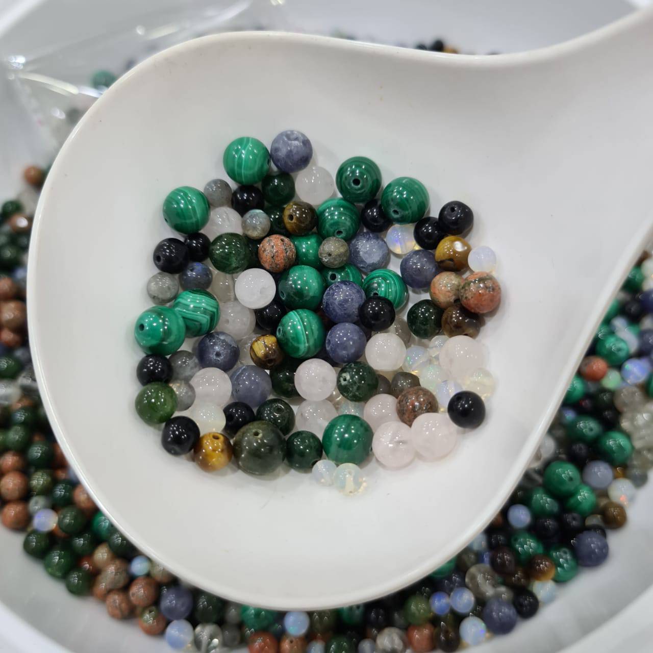 Beads Mix Parcel | 30Grams of Round Beads - The LabradoriteKing