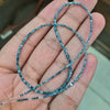 Blue Diamond Cubic Polished Beads | 1.5-2.5mm14 Inches - The LabradoriteKing