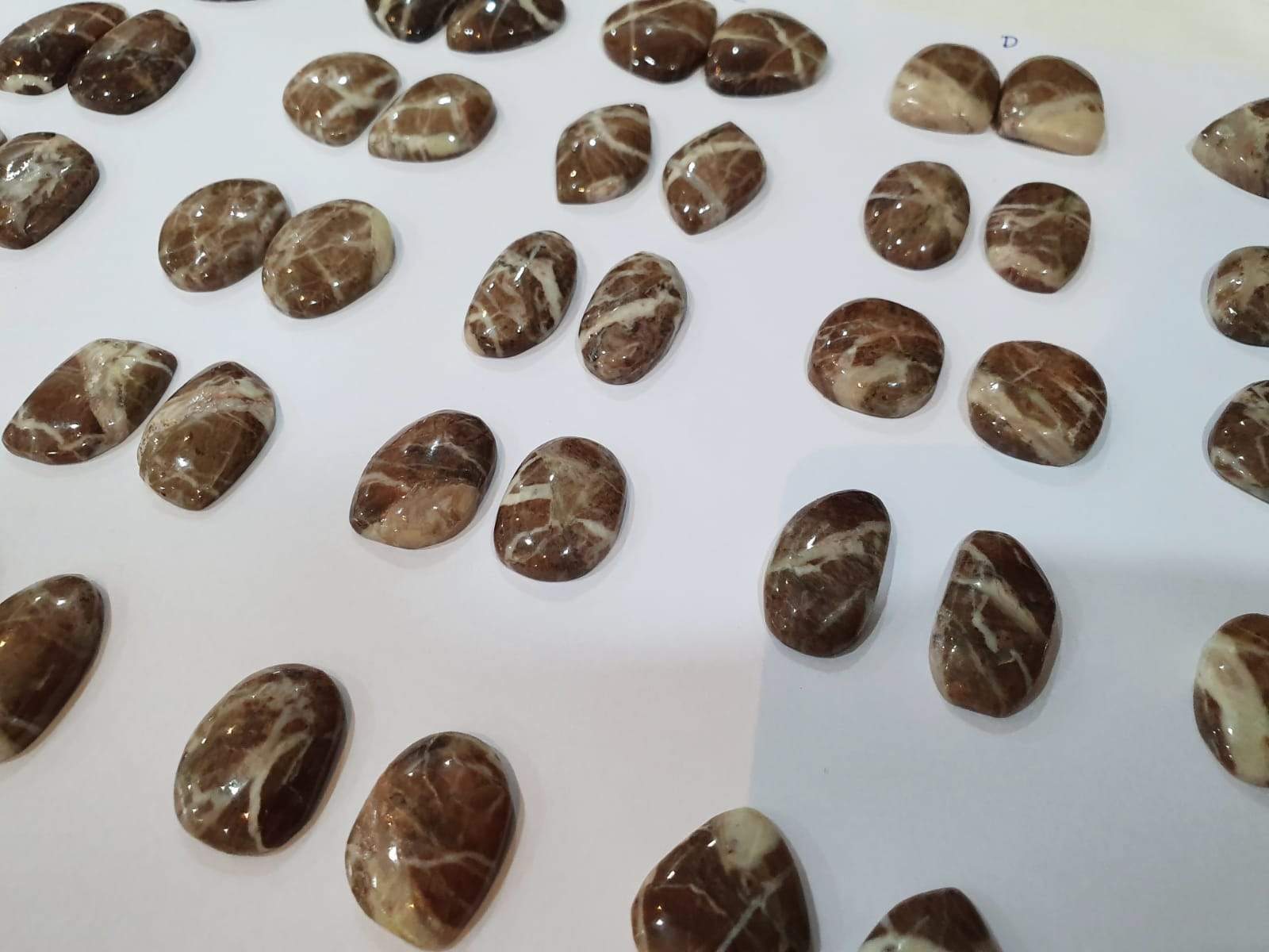 BROWN Natural Jasper Cabochons Pairs for Earrings UNTREATED - The LabradoriteKing