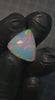 Load and play video in Gallery viewer, Natural Opal Cabochon 18x17mm| Ethiopian Mined Untreated