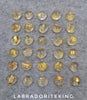 Gold Rutile Quartz Rounds Cabochons | Calibrated sizes - The LabradoriteKing