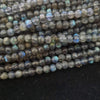 Load image into Gallery viewer, Labradorite Beads Polished Rounds 4mm High Quality, 14&quot; Inches , - The LabradoriteKing