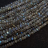 Load image into Gallery viewer, Labradorite Beads Pressed Rounds 4-5mm Uneven Polished 14&quot; Inches , - The LabradoriteKing