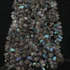 Labradorite Beads Teardrops Pears 8-10mm, Top Drilled 9