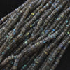 Labradorite Beads Tire Polished 4mm High Quality, 14