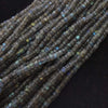 Labradorite Beads Tire Polished 4mm High Quality, 14