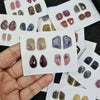 Load image into Gallery viewer, Mix Precious Stone Pairs with Flat backs | Sapphire, Emerald, Ruby - The LabradoriteKing