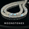 Load image into Gallery viewer, Moonstone 5-6mm Faceted Beads | 11&quot; Inches - The LabradoriteKing